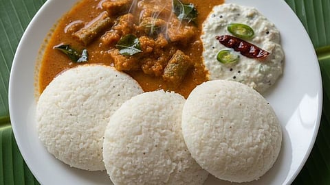 Idli with Sambhar, Breakfast