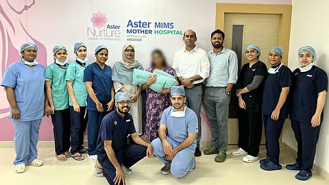 Newborn born with a hole in his skull is reborn