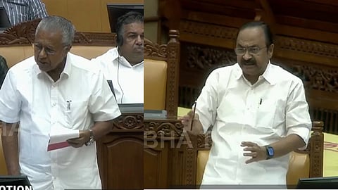 pinarayi- vd satheesan