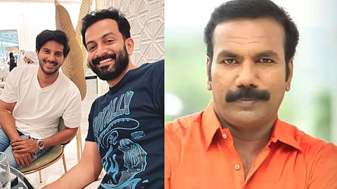 Shobi Thilakan, Dulquer Salmaan and Prithviraj