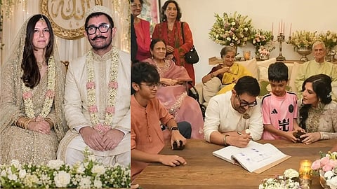 Aamir Khan and Gauri Spratt married in Mumbai 