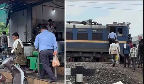 Samosa break or authorised halt? Railways respond after viral clip claims loco pilot stopped train in Indore to buy snacks