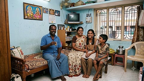lower middle class family