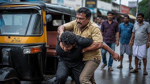 auto driver helps capture murder accused