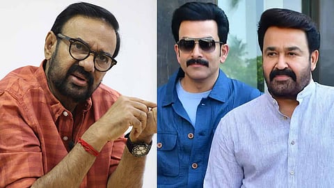Maniyanpilla Raju, Prithviraj and Mohanlal 
