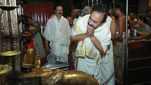 Chief Minister V D Satheesan visits Guruvayur