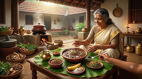 Traditional food for the month of Karkadakam