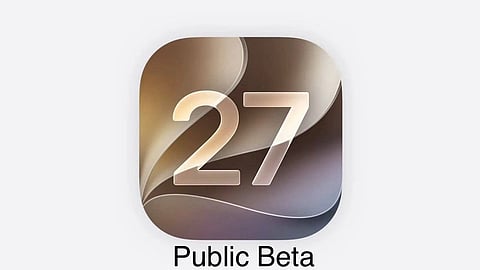 Apple has officially released the public beta of iOS 27  