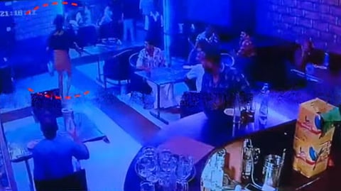 clash in bar