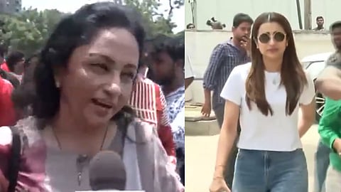 Trisha and mother