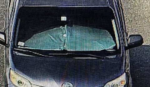 Driver was arrested by Sharjah Police for covering the entire front windshield with a sunshade while driving