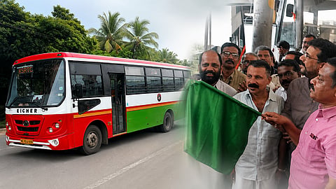KSRTC Circular Service flag off.