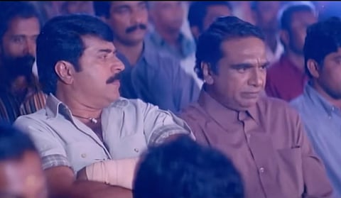 Mammootty and Cochin Haneefa