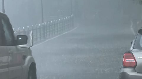 heavy rain