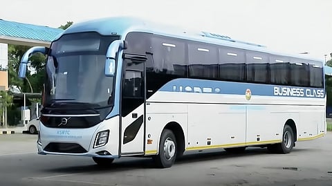 ksrtc business class bus