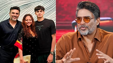 Madhavan with family
