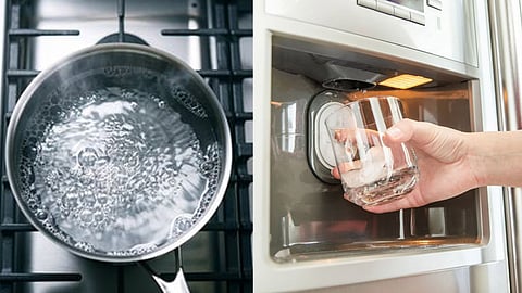 boiling water vs filtered water