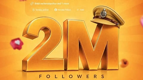 World record in followers; Kerala Police breaks two million mark