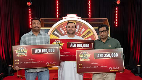 Malayalis win lakhs in Big Ticket Big Spin