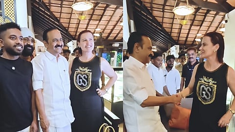 CM meets ronaldo sister Elma