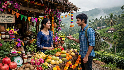 Fruit seller girl
