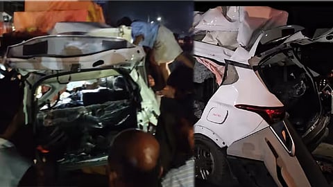 tragic accident in thrissur kaipamangalam