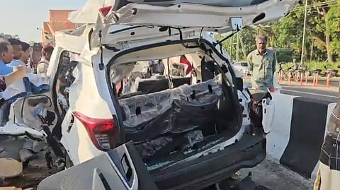 thrissur car accident