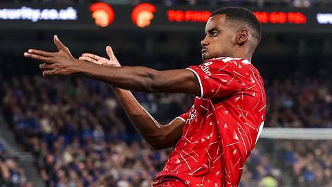 Alexander Isak goal celebration