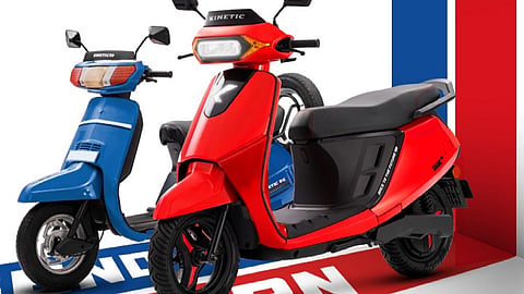 Kinetic DX e-scooter updated