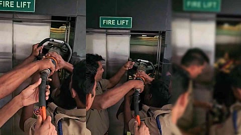 Ottapalam Flat Lift Rescue Woman Doctor
