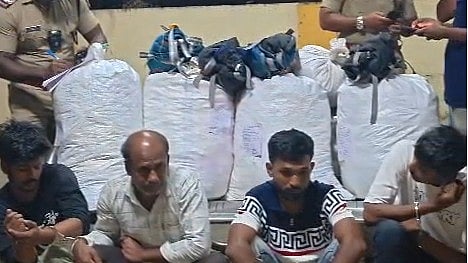 Palakkad Railway Station Ganja Seized 
