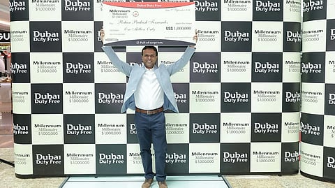 Malayali gets a bumper prize at Dubai Duty Free