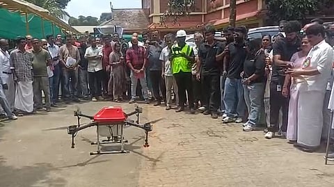 Minister T Siddique Drone Pilot