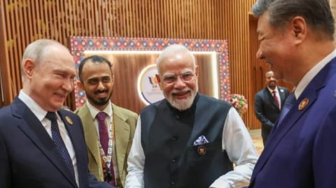The viral Malayali in the Modi-Putin-Xi Jinping photo: Who is Siddharth Babu?