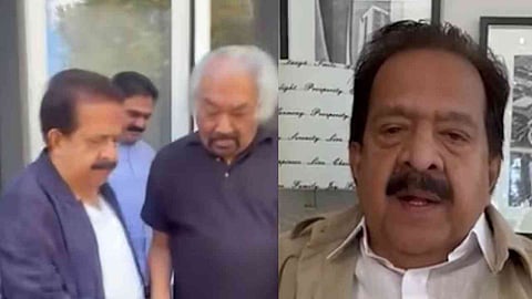 Ramesh Chennithala US Visit Clarification