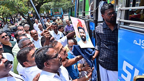 Palakkad Congress Protest Against DYFI