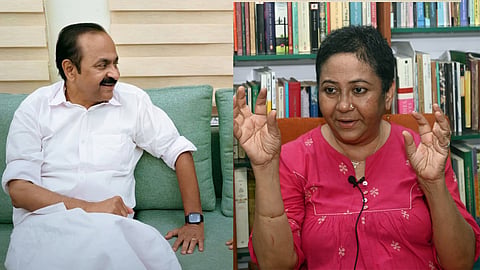 VD Satheesan - J Devika
