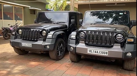 Two Thar Jeeps Same Number Seized 