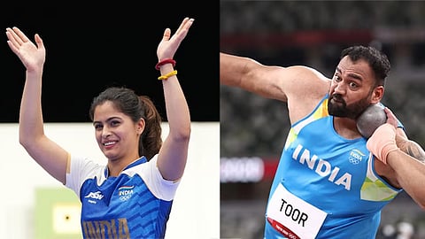 Manu Bhaker, Tajinderpal Singh
