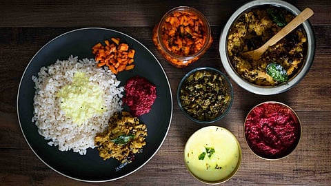 kerala balanced meal