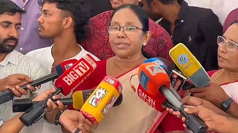 KK Shailaja Press Meet