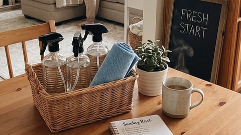 cleaning checklist weekend