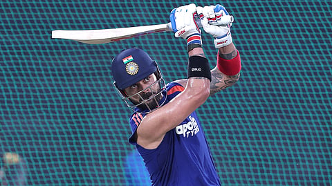Virat Kohli training