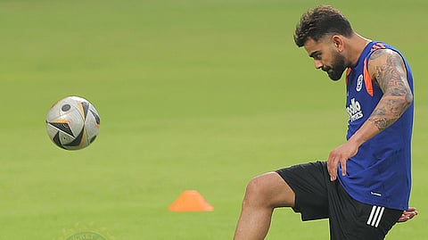 Virat Kohli training