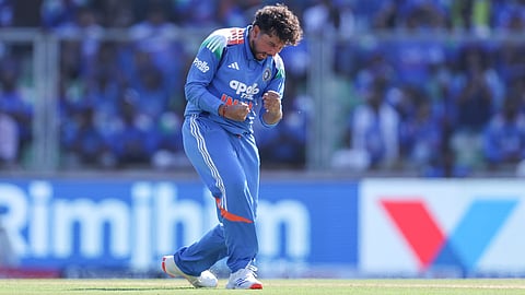 Kuldeep Yadav wicket celebration