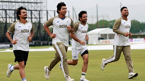 India Men's Cricket Team training