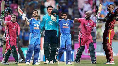 David Miller, Virat Kohli, Tom Banton, Shubman Gill, Temba Bavuma, Justin Greaves,
