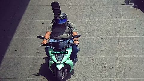 Guitar gets challan for helmet violation
