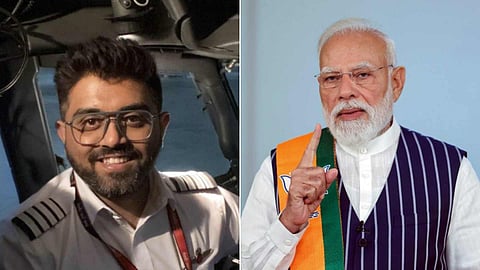 PM Modi Praises Indian Pilot For Fighting Off Co-Pilot's Hijack Bid