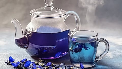 blue tea